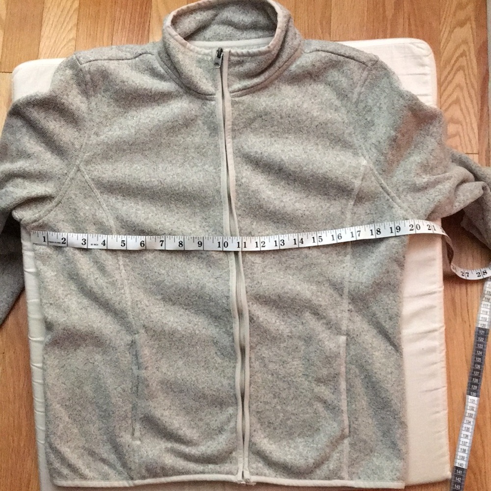 Bass Maine Oatmeal zipper sweatshirt medium GUC - Picture 6 of 10